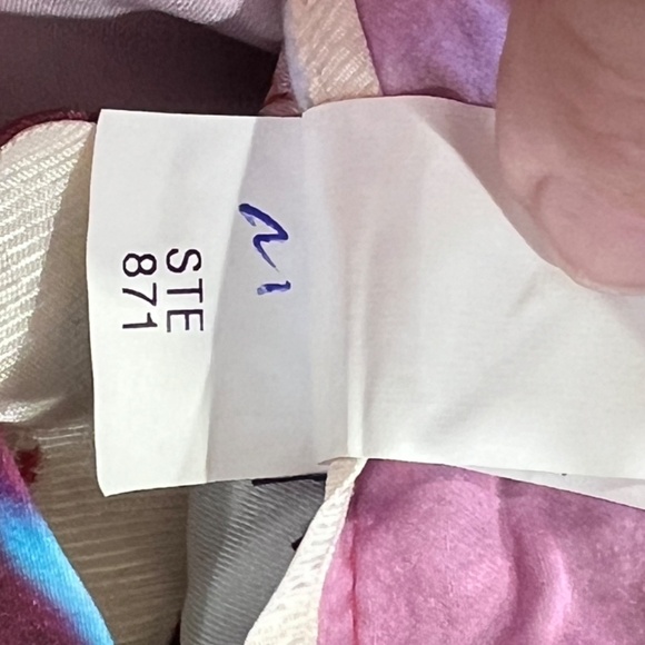 NWT ZARA Satin Feel Wide Leg Floral Pants Size Large - Picture 15 of 16